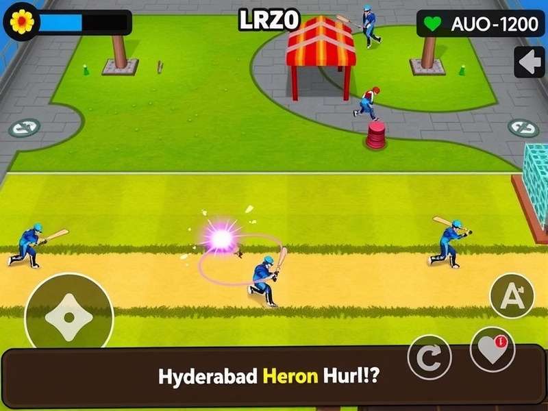 Hyderabad Hero Hurl Game Screenshot